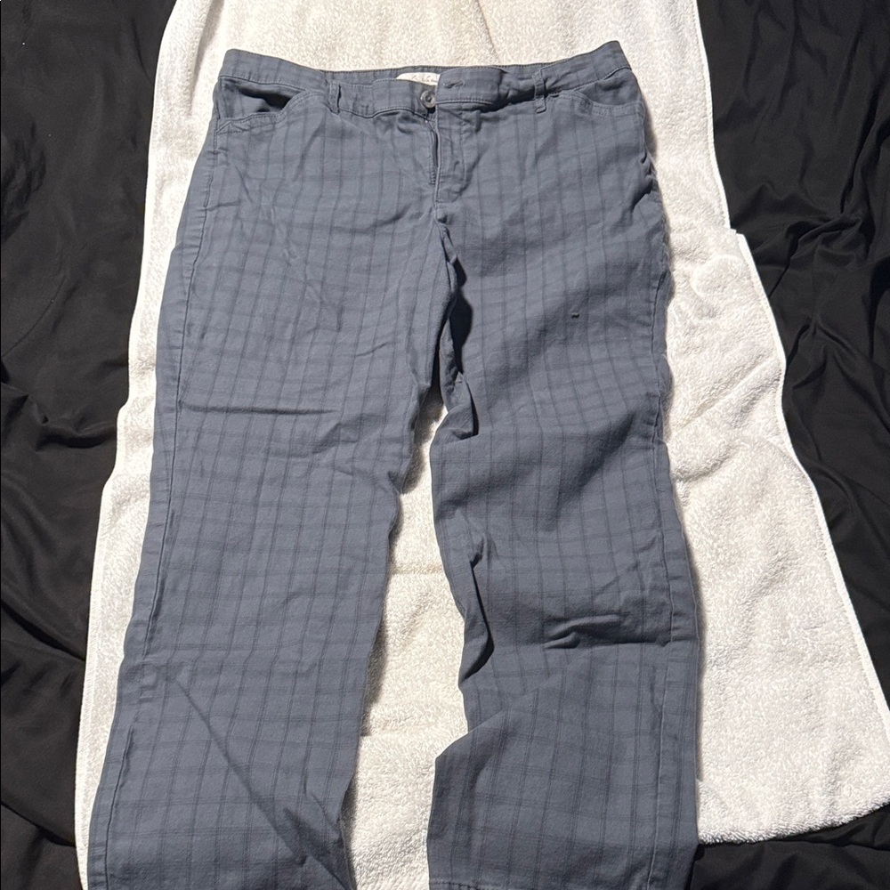 Gloria Vanderbilt Men's Blue Chinos